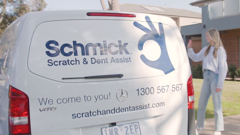 Schmick Scratch & Dent Repair Video Creswick Creative Melbourne